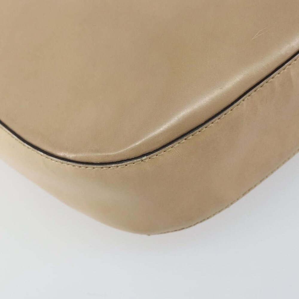 Authentic PRADA Shoulder Bag Patent leather Beige - Picture 3 of 16